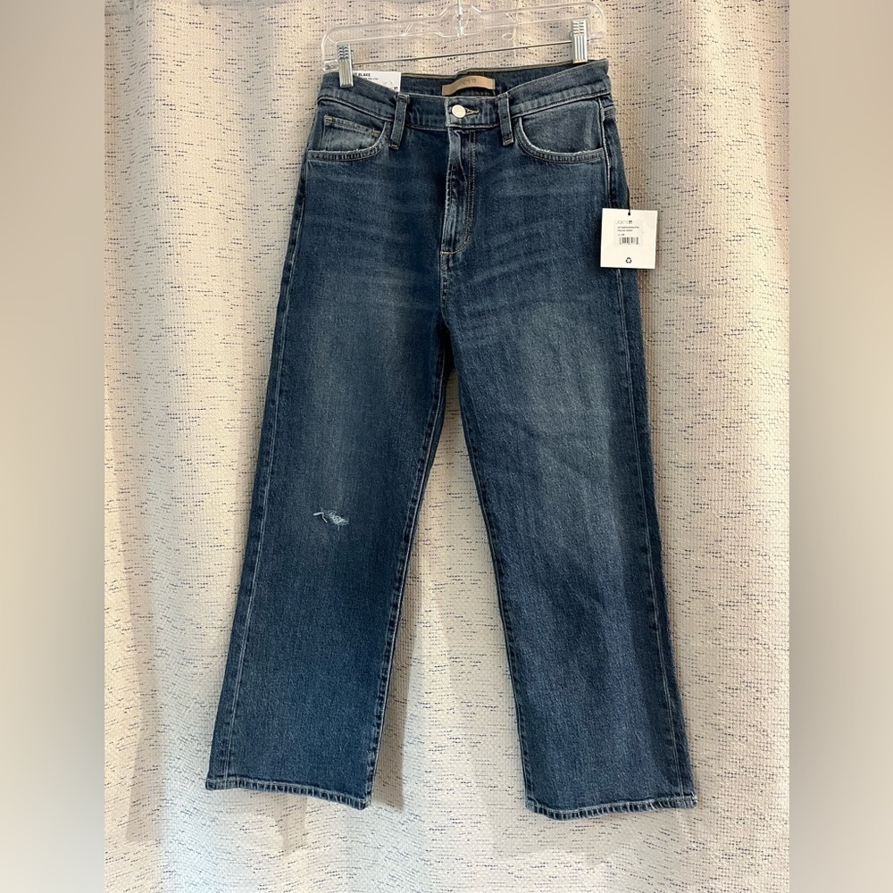 Joe's Jeans The Blake: Piazza Grind Wide Leg High Rise Crop - Picture 4 of 10